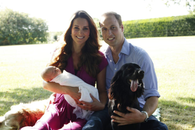 Kate Middleton, Prince William, dog Lupo, Prince George