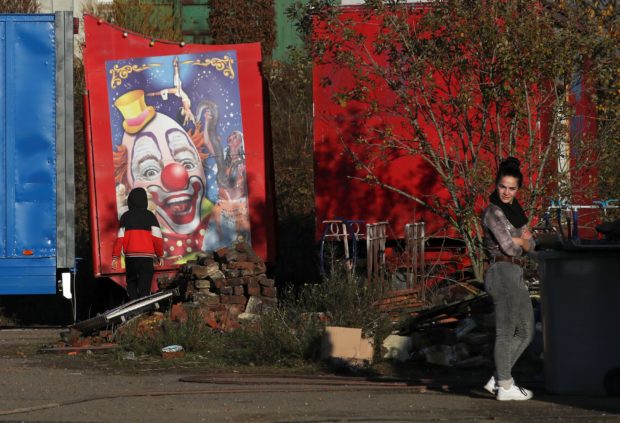 When the circus can't leave town: French family show stranded in Belgian carpark