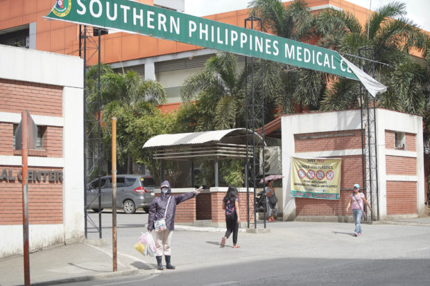 Southern Philippines Medical Center entrance