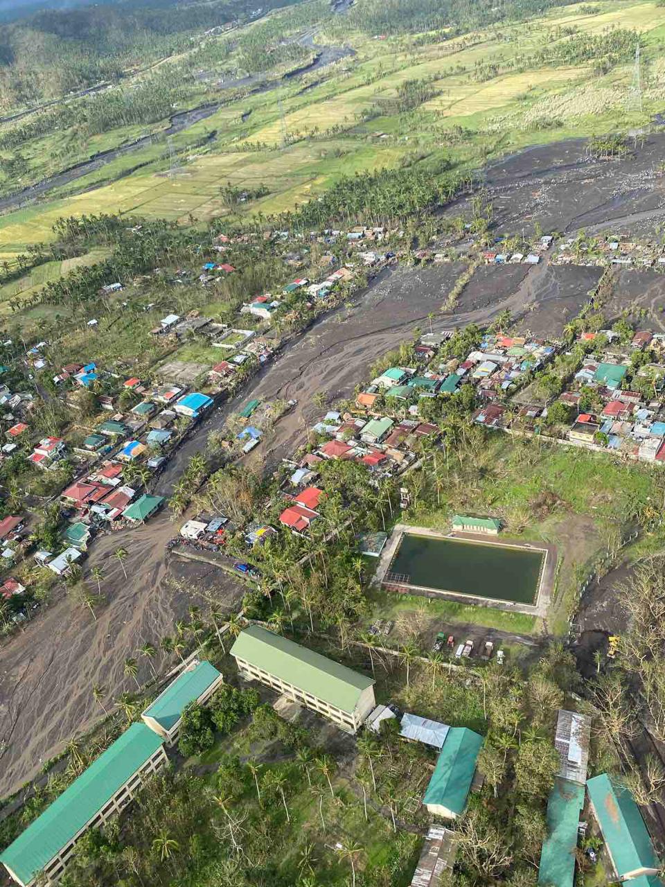 LOOK: Duterte conducts aerial inspection of typhoon-hit Catanduanes ...