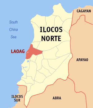 Laoag City, Ilocos Norte map