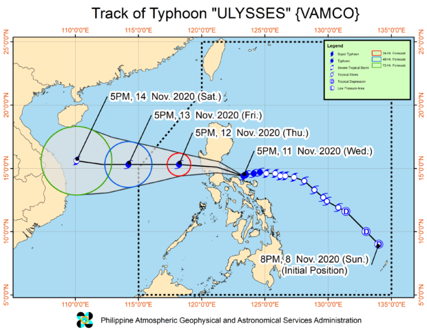 Quezon starts feeling Ulysses’ fury; dozens under storm signal warnings