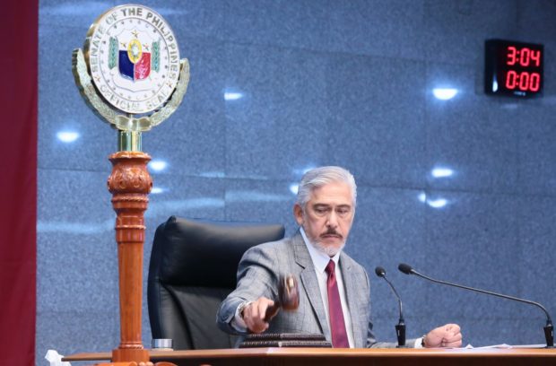 Senate Vicente Sotto III on the Senate's proposal to resolve conflicts in the country's imported pork