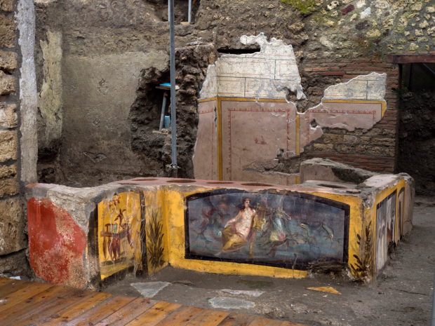 Archaeologists uncover ancient street food shop in Pompeii