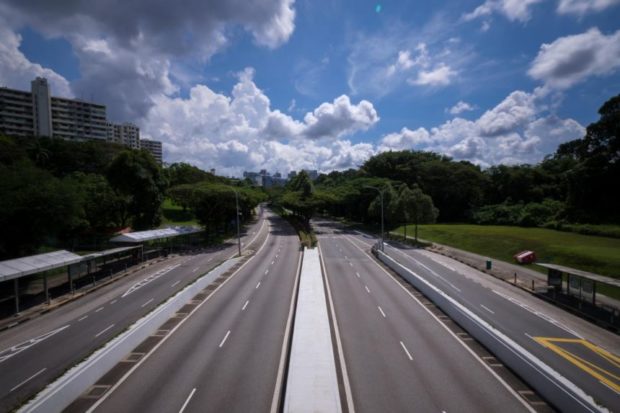 clear roads in singapore