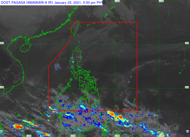 Pagasa says cloudy skies to prevail; new surge of amihan likely by Jan 27