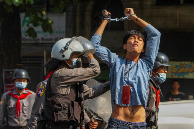 Myanmar police launch most extensive crackdown; hundreds arrested