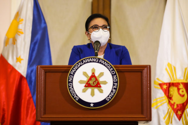 Am not presidential? It's not for Duterte to decide – Robredo