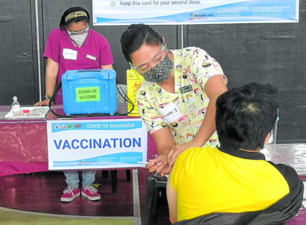 Vaccinate center in Baguio