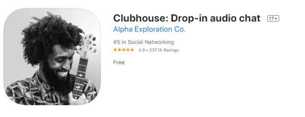 social audio app Clubhouse