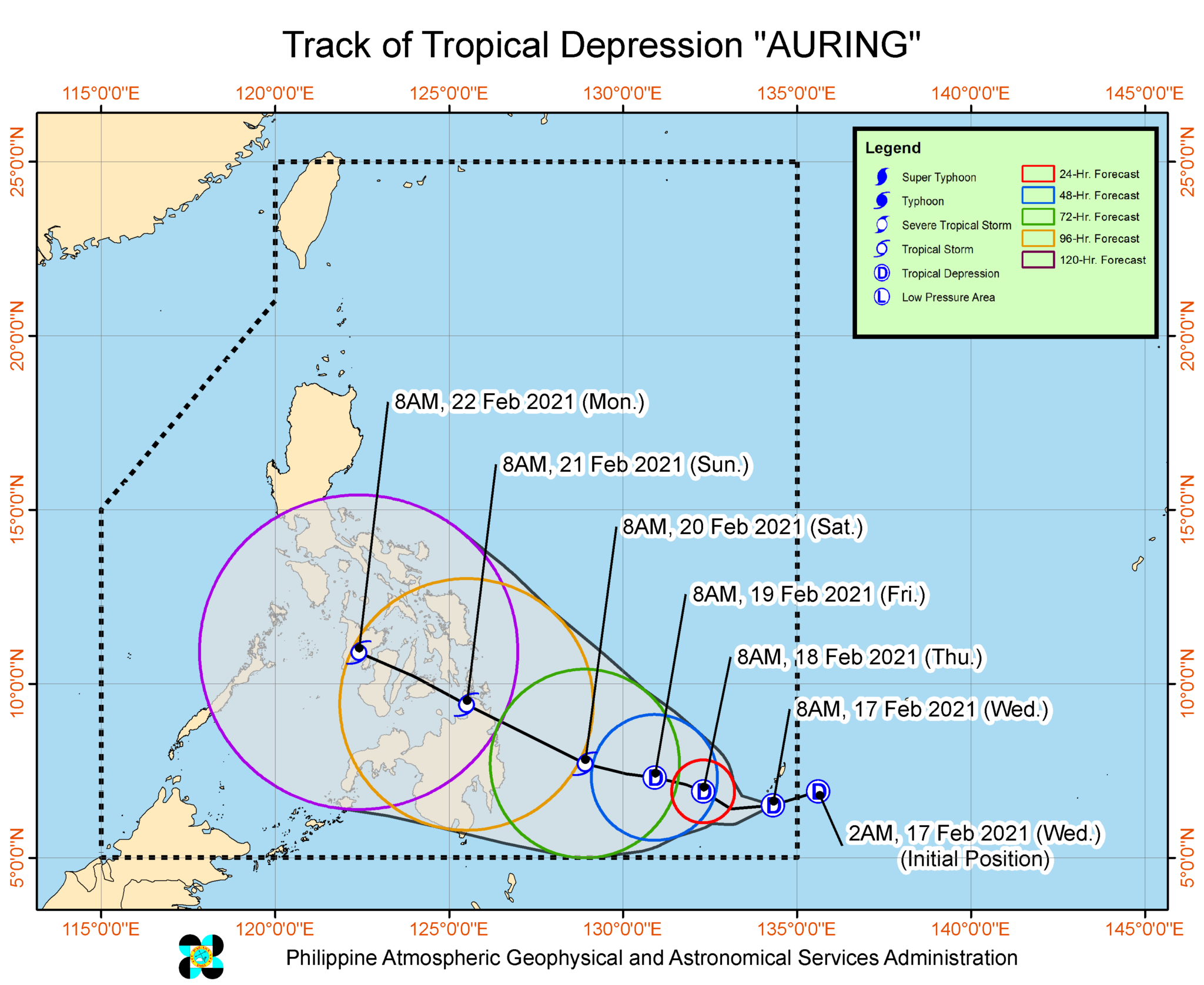 Tropical Depression East Of Mindanao Enters PAR; First Storm Of 2021 ...