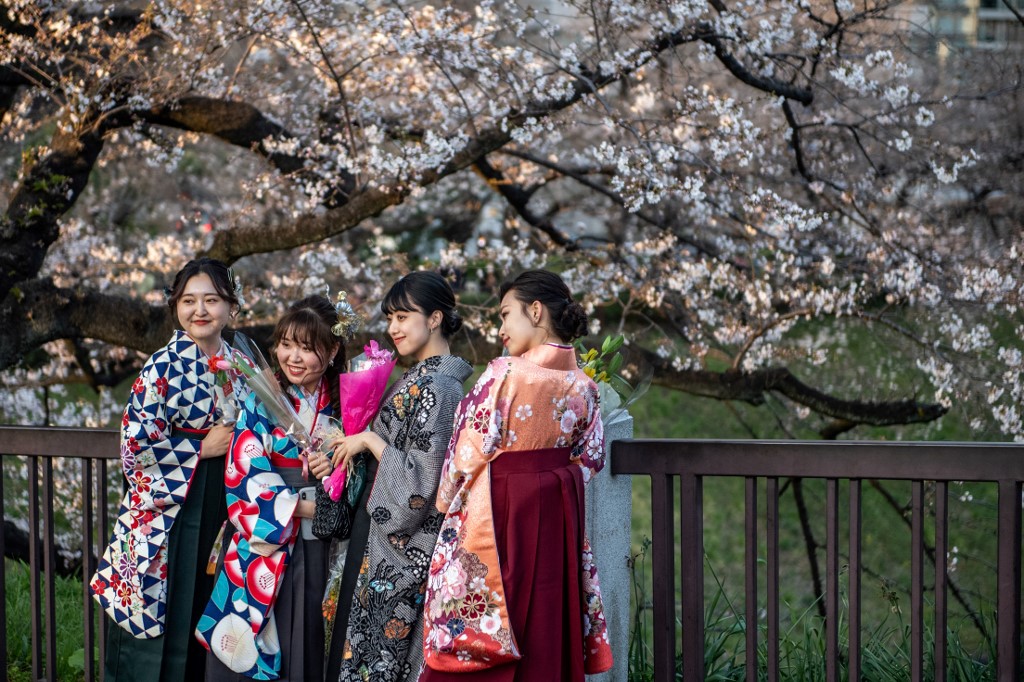 Sakura Selfies: Tokyo Enjoys Cherry Blossoms Despite Virus Warning 