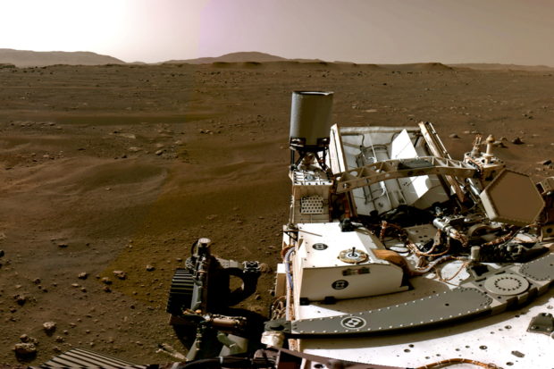 Mars rover Perseverance takes first spin on surface of red planet