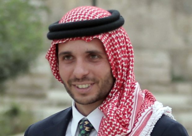  In this file photo taken on September 09, 2015 shows Jordan's Prince Hamzah Bin Al-Hussein attends a press event in Amman where Prince Ali announced his bid to succeed FIFA president Joseph Blatter. - A top former Jordanian royal aide was among several suspects arrested on April 3, 2021, as the army cautioned Prince Hamzah bin Hussein, the half-brother of King Abdullah II against damaging the country's security. Hamzah is the eldest son of late King Hussein and his American wife Queen Noor. He has good relations officially with Abdullah and is a popular figure close to tribal leaders