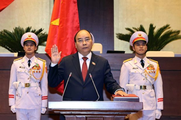 Vietnam's newly elected President Nguyen Xuan Phuc