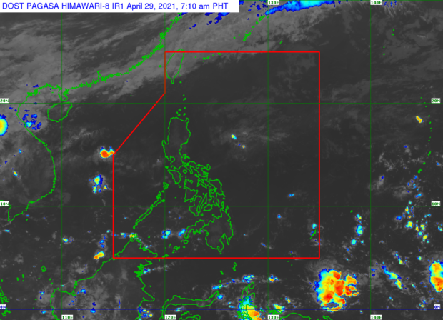 Pagasa: Humid weather to persist despite cloudy skies, isolated rain