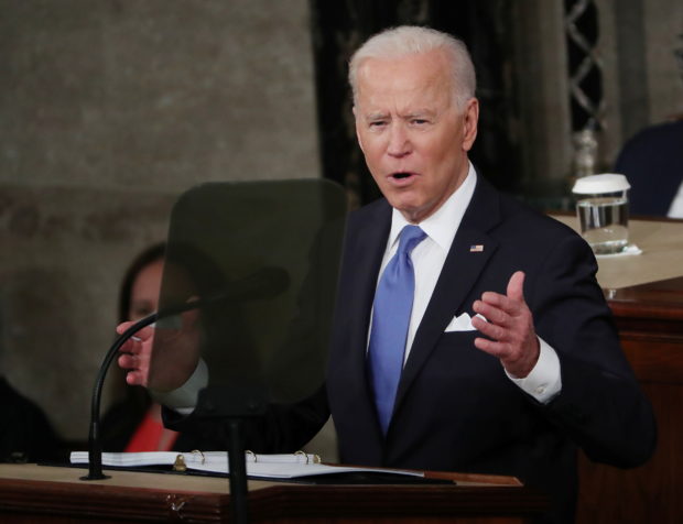 Biden declares America 'on the move again' in first speech to Congress