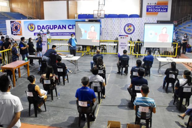 Nearly all medical frontliners in Dagupan get jabs vs COVID-19