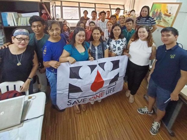 Trinidad-Echavez with advocates of Hemophilia Advocates-Philippines
