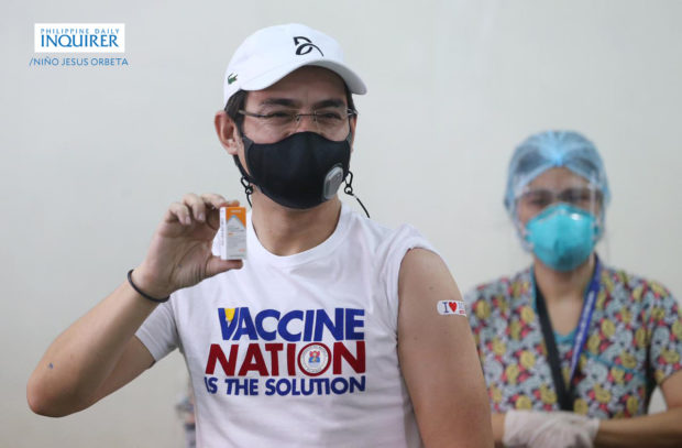 Manila Mayor Isko Moreno Sinovac vaccine