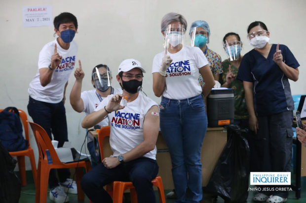Manila Mayor Isko Moreno Sinovac vaccine