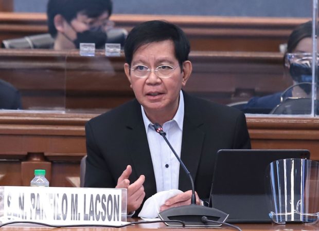 Lacson says PNP denial of NTF-Elcac fund misuse must stop census in barangays
