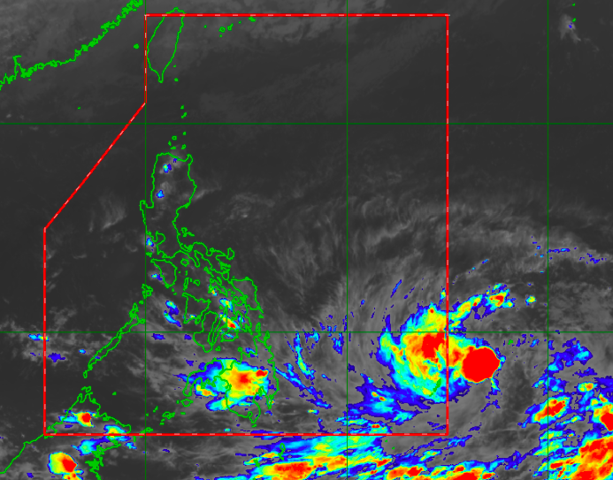 Tropical Storm S Surigae still outside PAR, but trough now affecting eastern Visayas, Mindanao