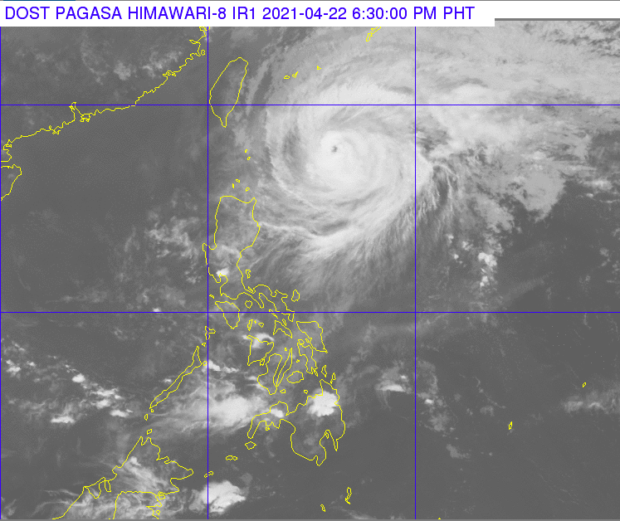 Satellite image from Pagasa website