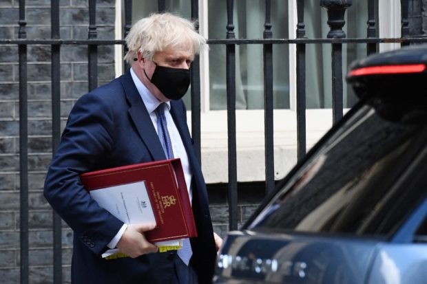 Britain's Prime Minister Boris Johnson