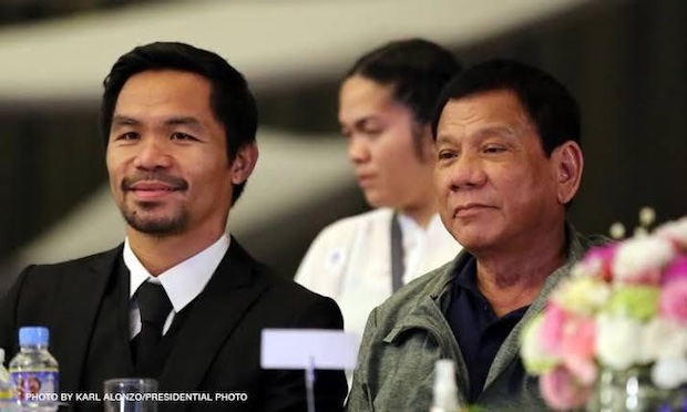 Pacquiao still a Duterte ally despite party feud, Palace says