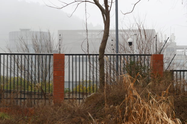 The P4 laboratory of Wuhan Institute of Virology is seen behind a fence during the visit by the World Health Organization (WHO) team tasked with investigating the origins of the coronavirus disease (COVID-19), in Wuhan, Hubei province, China February 3, 2021