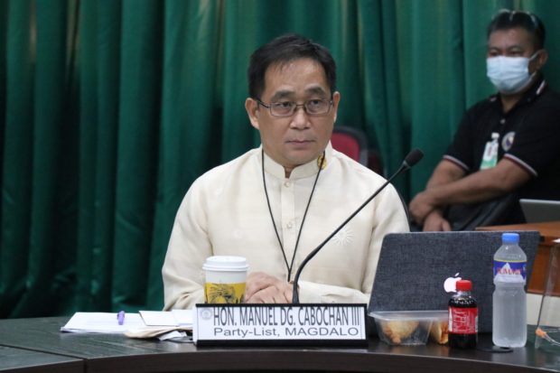 Magdalo Rep. Manuel Cabochan III. Image from the House of Representatives website