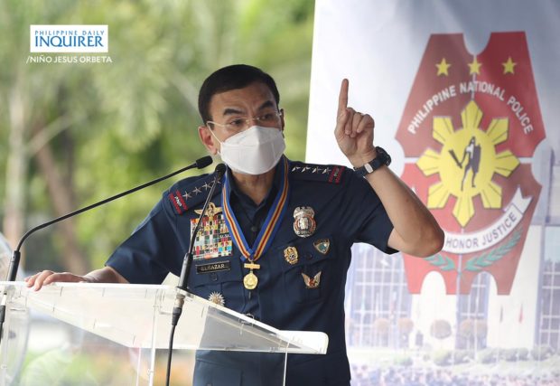 PNP chief Eleazar on vaccination slot for sale