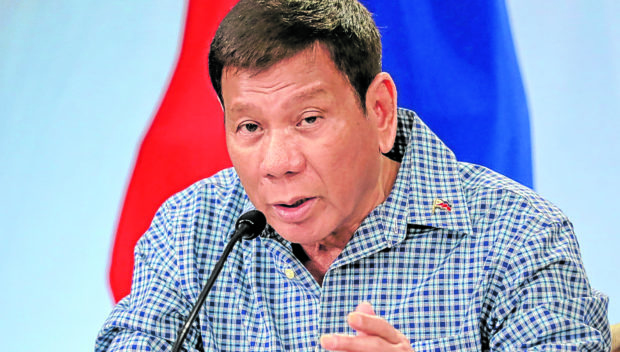 Photo of Rodrigo Duterte for story: Duterte recounts how he got exposed to COVID-19