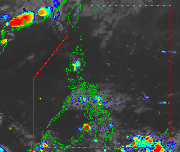 rain and thunderstorm in Visayas Mindanao