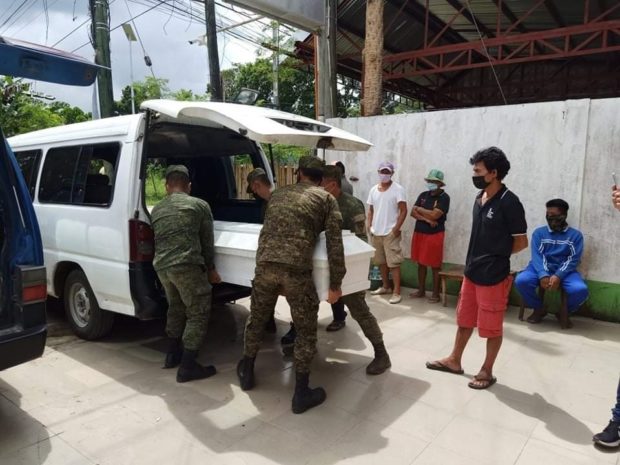 Families claim bodies of 5 slain suspected rebels in Bohol