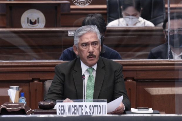 Senate President Vicente "Tito" Sotto III
