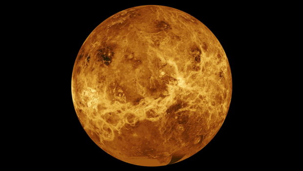 Data from NASA's Magellan spacecraft and Pioneer Venus Orbiter is used in an undated composite image of the planet Venus.  NASA/JPL-Caltech/Handout via REUTERS.