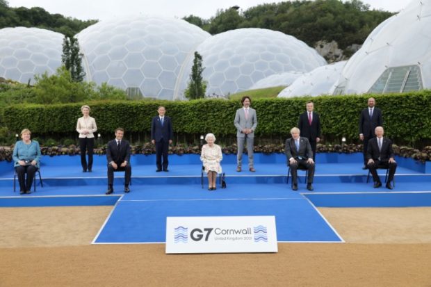 Reception at The Eden Project on the sidelines of the G7 summit in Cornwall