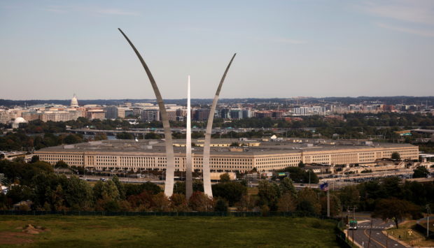 The Pentagon building is seen in Arlington, Virginia, U.S. October 9, 2020. REUTERS/Carlos Barria/File Photo
