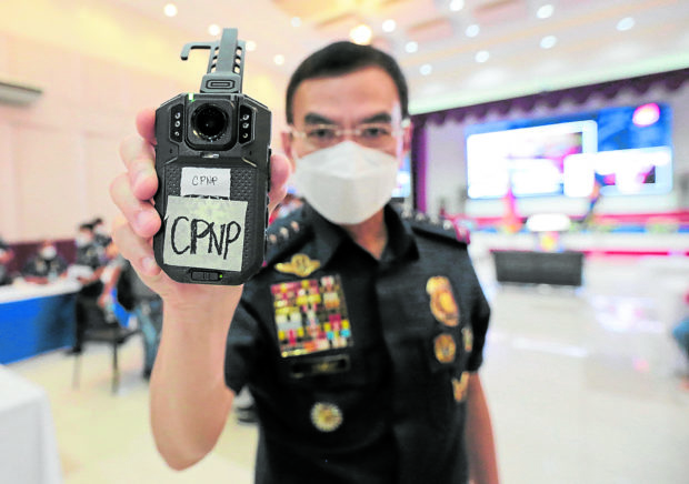 PNP chief Gen. Guillermo Eleazar assured the CHR that data security was “given primary importance” in the police use of body cams.