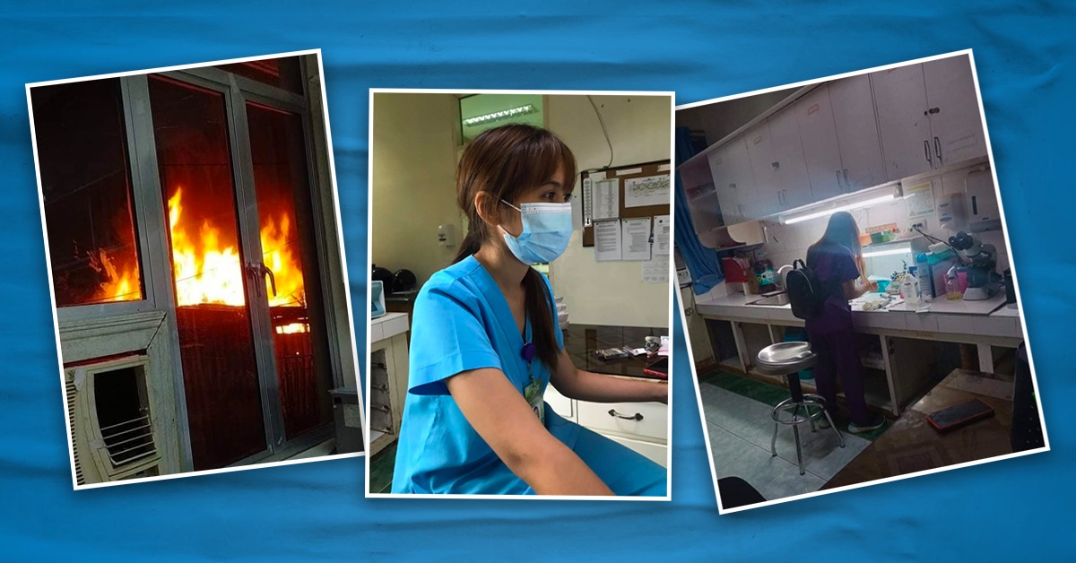 Pictures Health worker goes beyond call of duty amid life-threatening fire incident