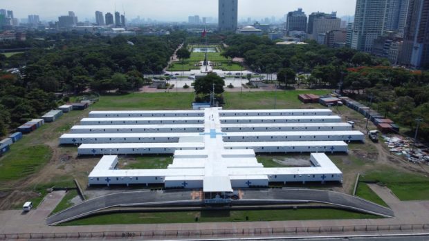 The Manila Field Hospital that will cater to cases of COVID-19.