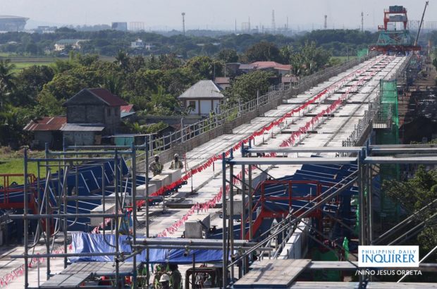 The recent heavy rainfall and flooding caused by typhoons and the southwest monsoon have caused delays in the construction of North-South Commuter Railway (NSCR) project.