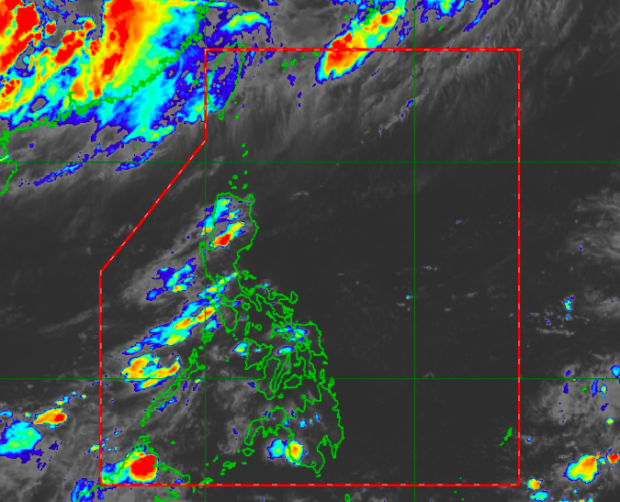 Rainfall caused by localized thunderstorms likely to occur in afternoon, evening—Pagasa
