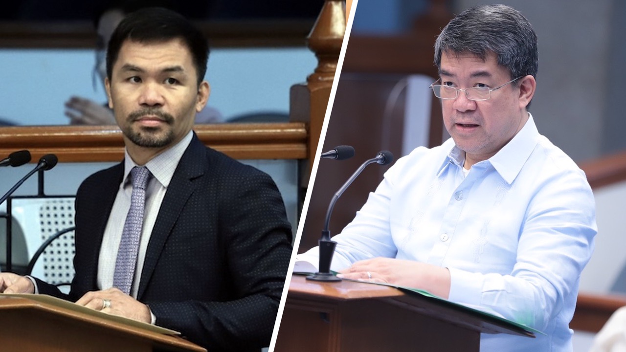 Senators Manny Pacquiao and Aquilino “Koko” Pimentel III