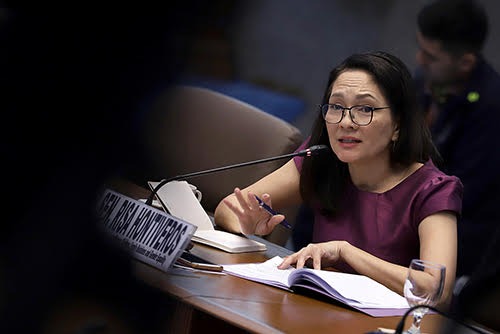 Risa Hontiveros files candidacy for reelection to Senate