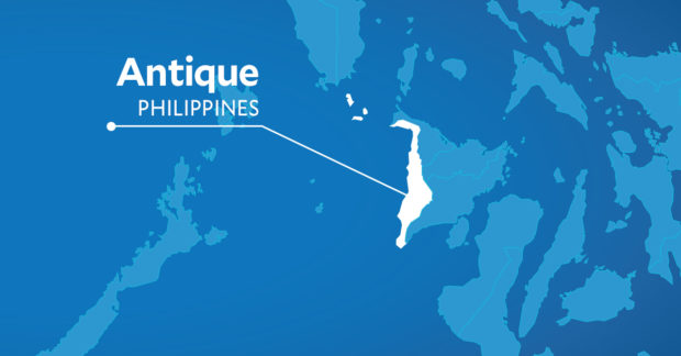 Map of Antique, for story: Marcos rally in Antique called off after residents protested