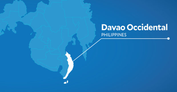 Map of Davao Occidental