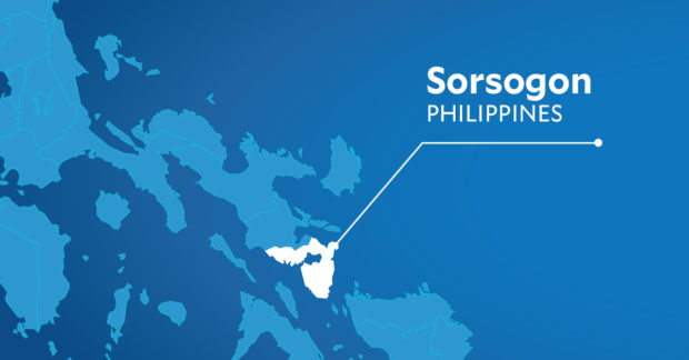 Sorsogon map. STORY: DepEd mourns death of 2 teachers in Sorsogon road accident